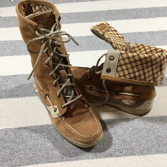 sperry boat shoe boots
